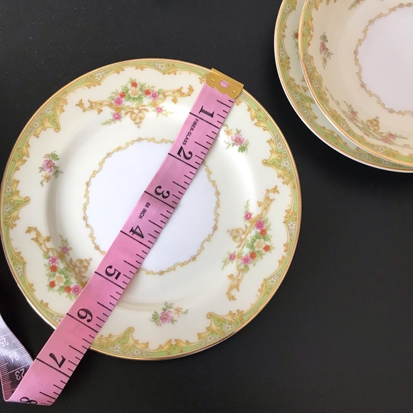 Vintage 1930's Noritake "M" Japan Porcelain Set Of 8 Pieces - Picture 14 of 17